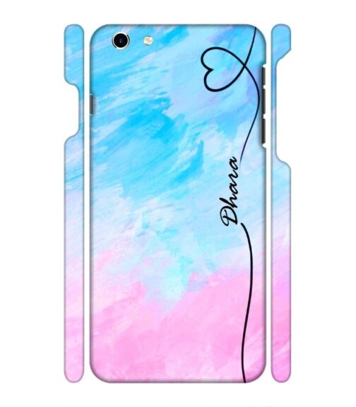 Multicolor painting with Customize text iPhone 6 Plus Mobile Cover
