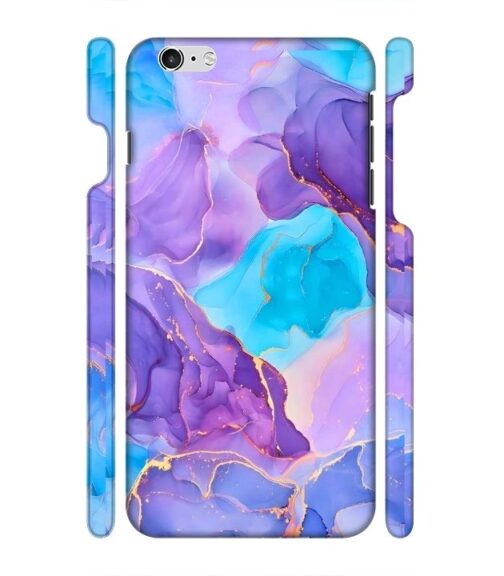 Abstract Multicolored marbel textured background iPhone 6 Mobile Cover