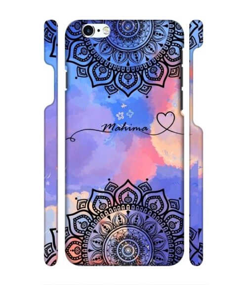 Rangoli pattern with beautiful colors iPhone 6 Mobile Cover
