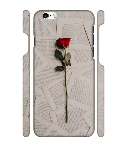 Memorable red rose with letter pages iPhone 6 Mobile Cover