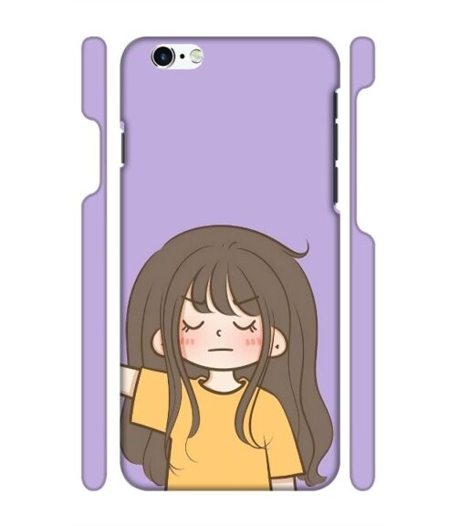 angry girl iPhone 6 Mobile Cover