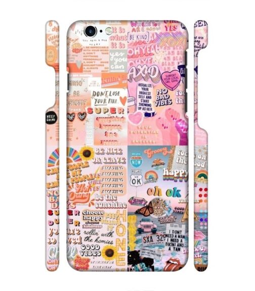 Vintage style multiple graphics iPhone 6 Mobile Cover