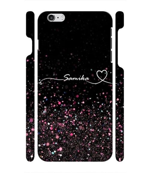 Sparkle design with Customize text iPhone 6 Mobile Cover
