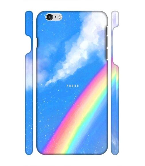Blue sky with rainbow pattern iPhone 6 Mobile Cover