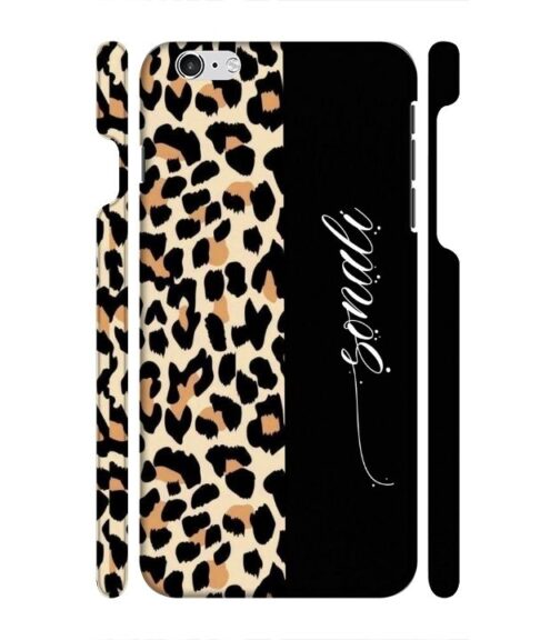 Half tiger skin & half black Pattern iPhone 6 Mobile Cover