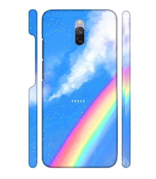 Blue sky with rainbow pattern Redmi 8A Dual Mobile Cover