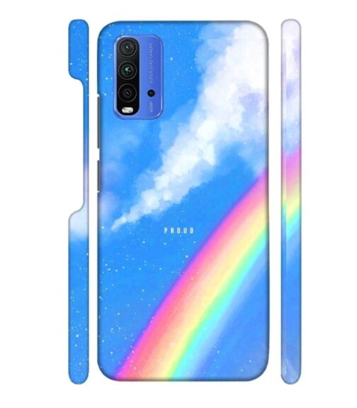 Blue sky with rainbow pattern Redmi 9 Power Mobile Cover