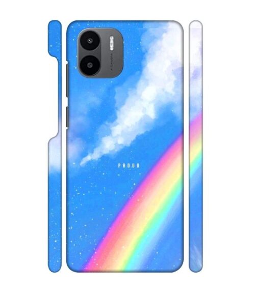 Blue sky with rainbow pattern Redmi A2 Mobile Cover