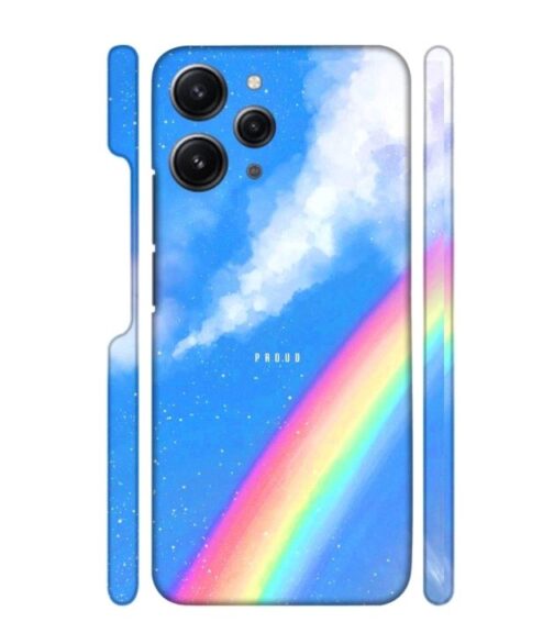Blue sky with rainbow pattern Redmi 12 (5G) Mobile Cover
