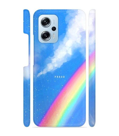 Blue sky with rainbow pattern Redmi K50i 5G Mobile Cover