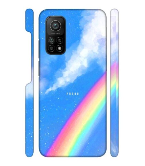 Blue sky with rainbow pattern Mi 10T Mobile Cover