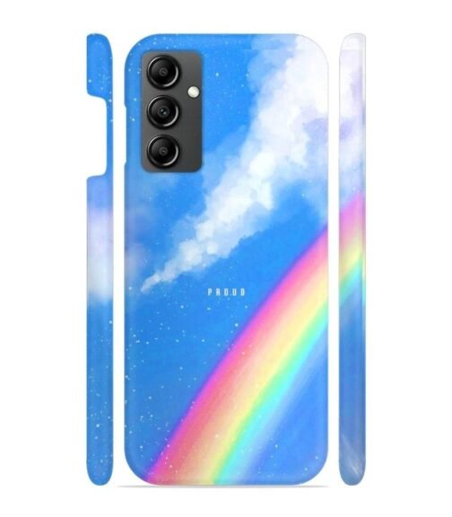 Blue sky with rainbow pattern Samsung Galaxy F13 5G Mobile Cover
