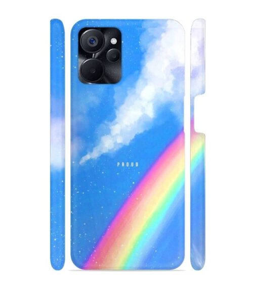 Blue sky with rainbow pattern Realme 9i (5G) Mobile Cover