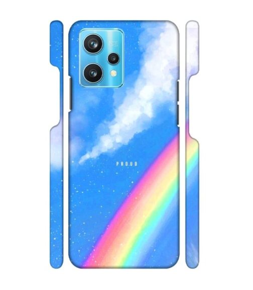 Blue sky with rainbow pattern Realme 9 Pro Plus Mobile Cover