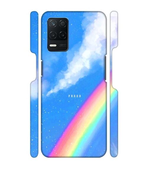 Blue sky with rainbow pattern Realme 9 (5G) Mobile Cover