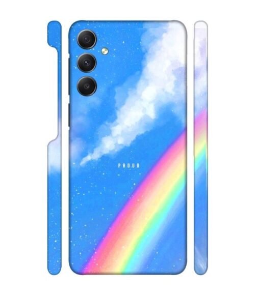 Blue sky with rainbow pattern Samsung Galaxy A54 5G Mobile Cover