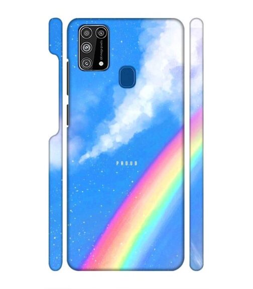 Blue sky with rainbow pattern Samsung Galaxy M31 Mobile Cover