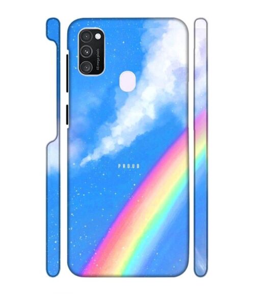 Blue sky with rainbow pattern Samsung Galaxy M30 S Mobile Cover