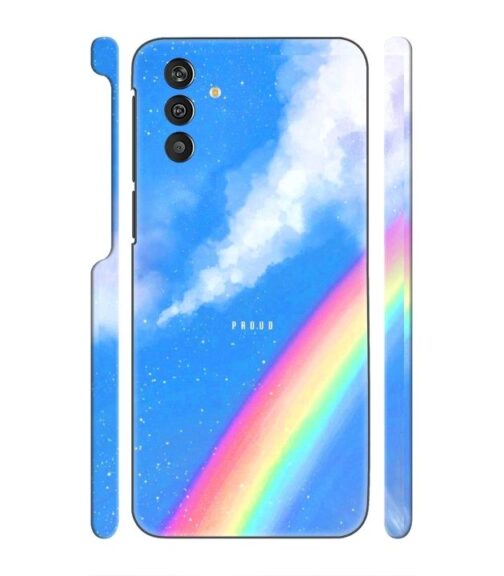 Blue sky with rainbow pattern Samsung Galaxy M13 4G Mobile Cover