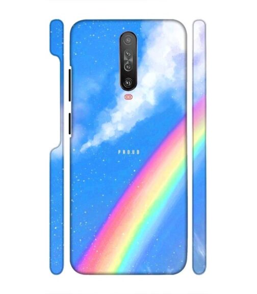 Blue sky with rainbow pattern Poco X2 Mobile Cover