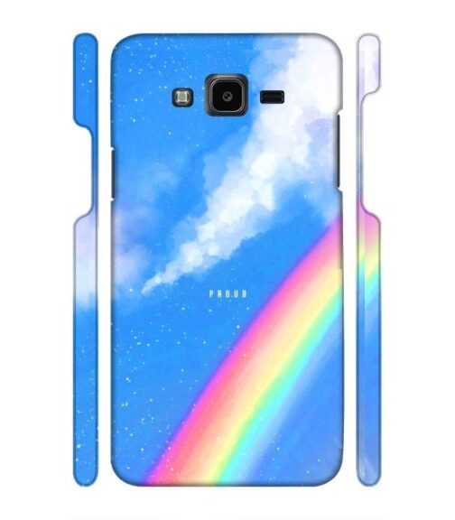 Blue sky with rainbow pattern Samsung Galaxy J7 (2016) Mobile Cover
