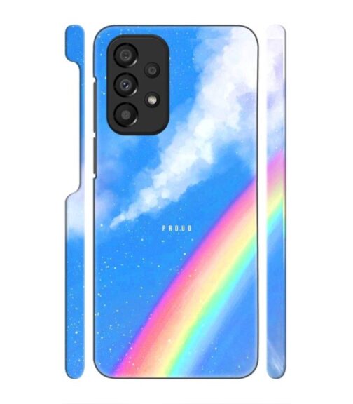 Blue sky with rainbow pattern Samsung Galaxy A53 5G Mobile Cover