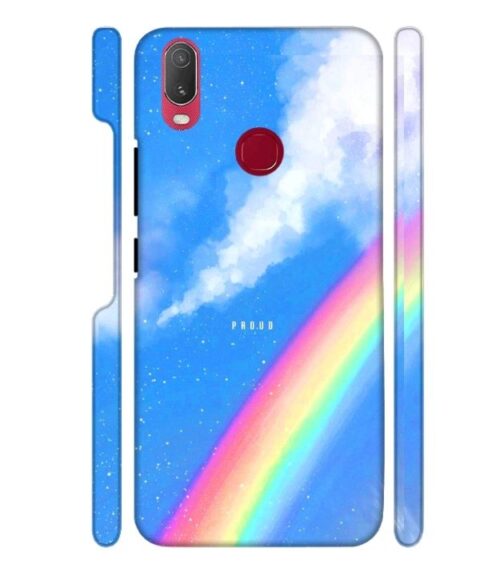 Blue sky with rainbow pattern Vivo Y95 Mobile Cover