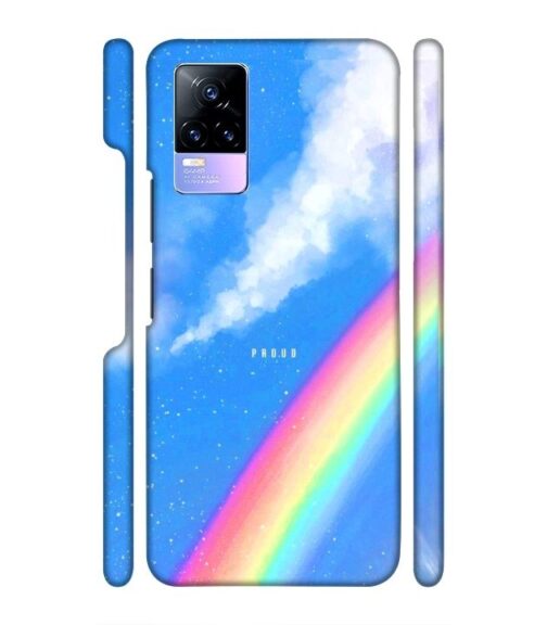 Blue sky with rainbow pattern Vivo Y73 Mobile Cover