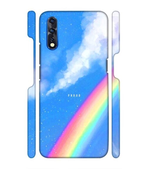 Blue sky with rainbow pattern Vivo Z1 X Mobile Cover