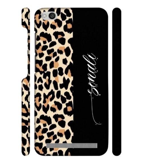 Half tiger skin & half black Pattern Redmi 5A Mobile Cover
