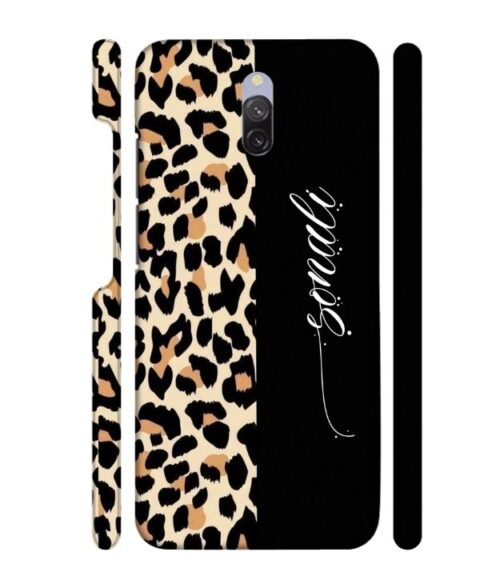 Half tiger skin & half black Pattern Redmi 8A Dual Mobile Cover