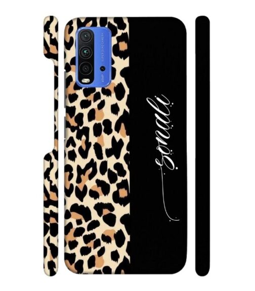 Half tiger skin & half black Pattern Redmi 9 Power Mobile Cover