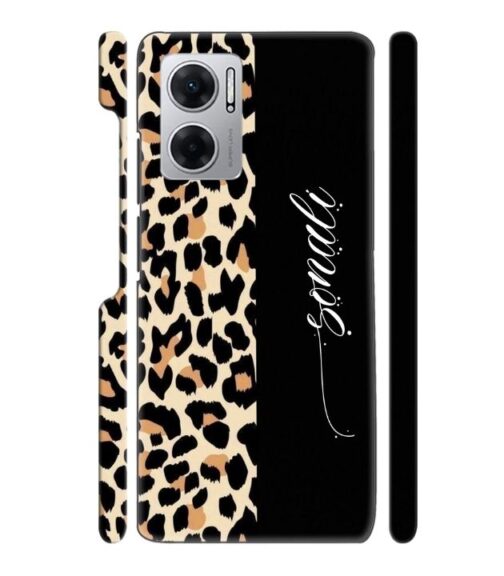 Half tiger skin & half black Pattern Redmi 11 Prime (5G) Mobile Cover