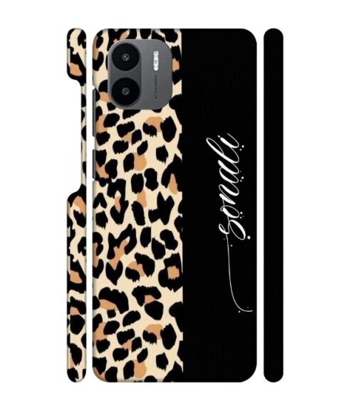 Half tiger skin & half black Pattern Redmi A2 Mobile Cover