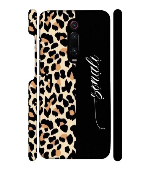 Half tiger skin & half black Pattern Redmi K20 Mobile Cover