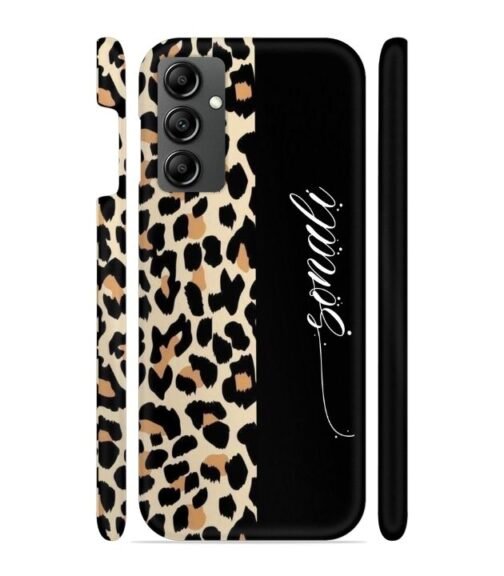 Half tiger skin & half black Pattern Samsung Galaxy F13 5G Mobile Cover