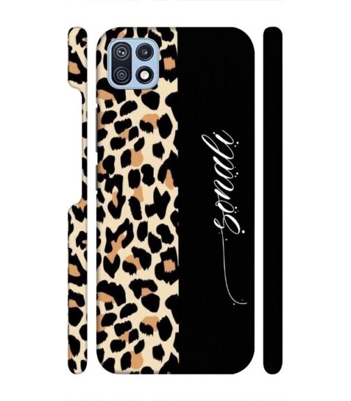 Half tiger skin & half black Pattern Samsung Galaxy F42 (5G) Mobile Cover