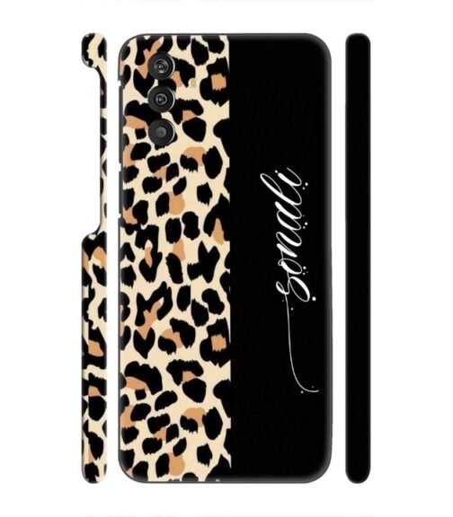 Half tiger skin & half black Pattern Samsung Galaxy M13 4G Mobile Cover
