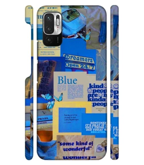 Digital thought printing Redmi Note 10 T 5G Mobile Cover