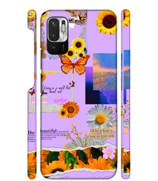 Living with the world Redmi Note 10 T 5G Mobile Cover