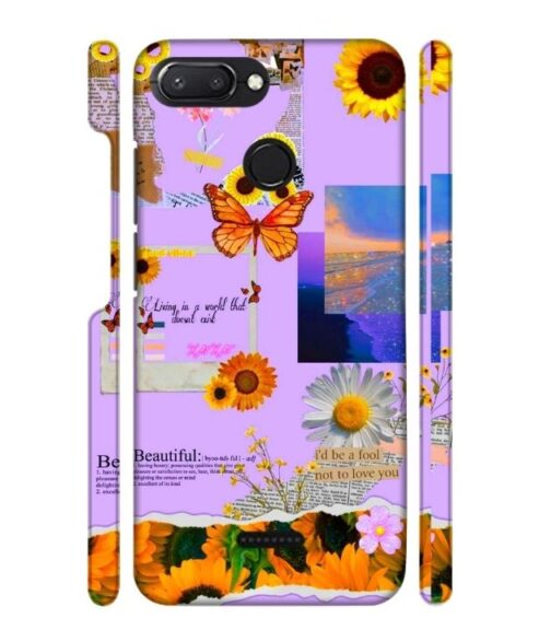 Living with the world Redmi 6 Mobile Cover