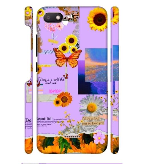 Living with the world Redmi 6 A Mobile Cover