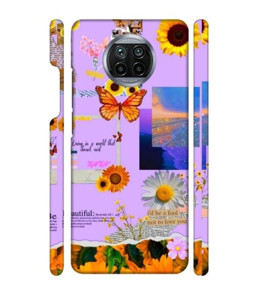 Living with the world Mi 10i Mobile Cover