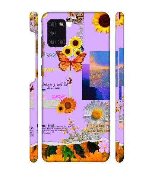 Living with the world Samsung Galaxy A31 Mobile Cover