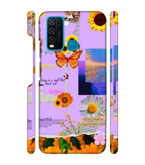 Living with the world Vivo Y30 Mobile Cover
