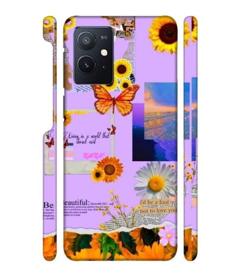Living with the world iQOO Z6 Mobile Cover
