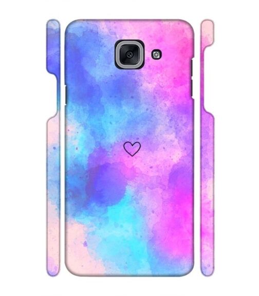 lineart of heart with smokie color Samsung Galaxy J7 Max Mobile Cover