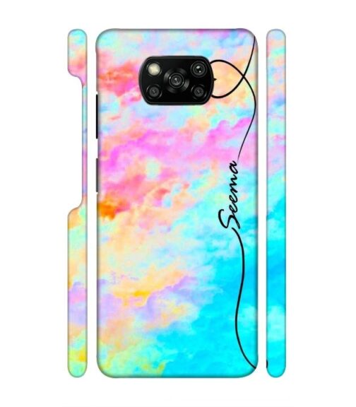 Customize Text Poco X3 Mobile Cover