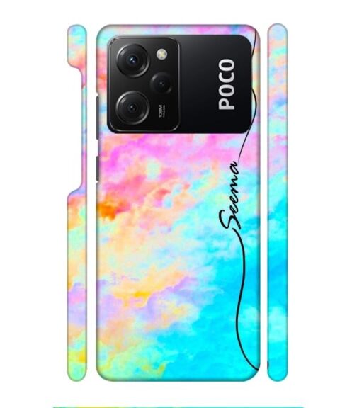 Customize Text Poco X5 Pro (5G) Mobile Cover