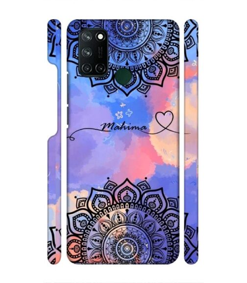 Rangoli pattern with beautiful colors Realme 7i Mobile Cover